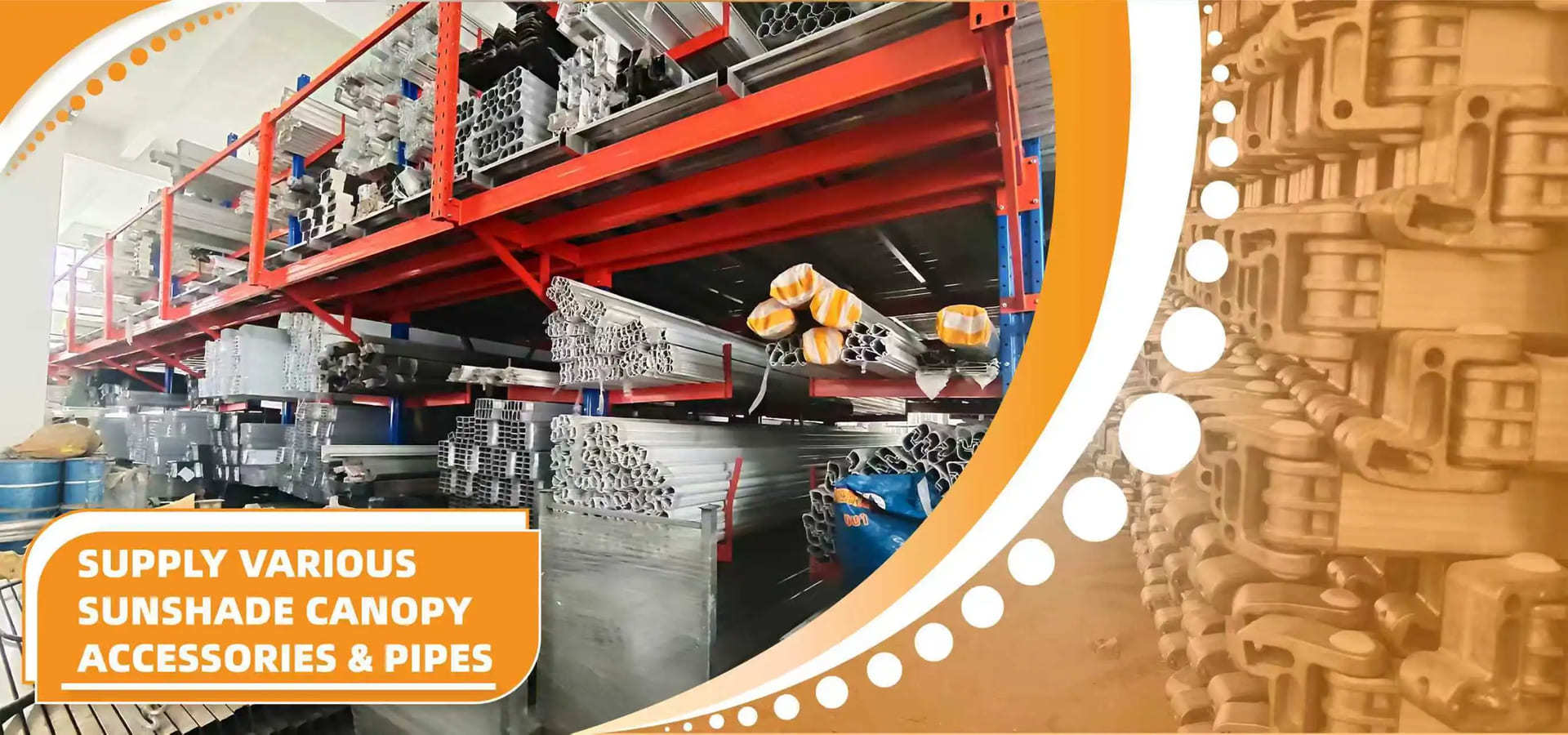 chất lượng phụ kiện mái hiên nhà máy sản xuất