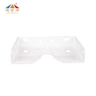 White Canopy Accessories  Sunshade Steel Plate Edge Bracket  sunshade